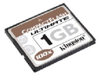 Kingston 1024MB CompactFlash Card Ultimate 100x (CF/1GB-U)